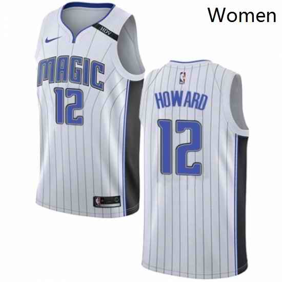 Womens Nike Orlando Magic 12 Dwight Howard Swingman NBA Jersey Association Edition